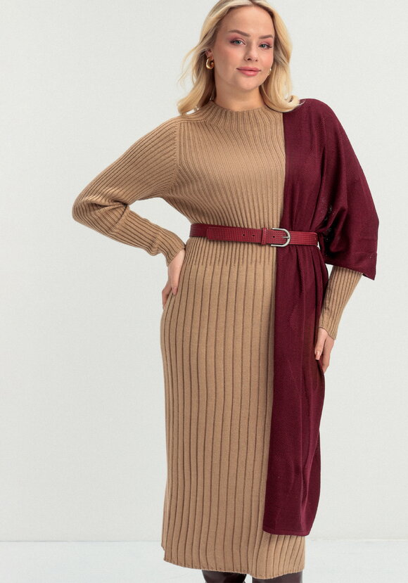 Платье прямого силуэта в рубчик шир.  580, рис. 2