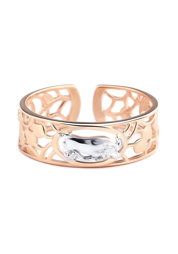 Кольцо серебряное Драгоценный Зодиак шир.  580, рис. 5