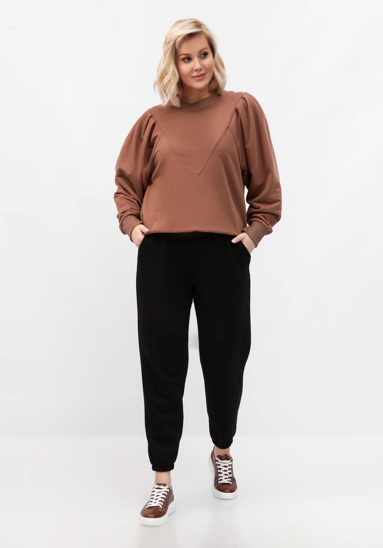 Брюки из футера на эластичной ленте шир.  750, рис. 12