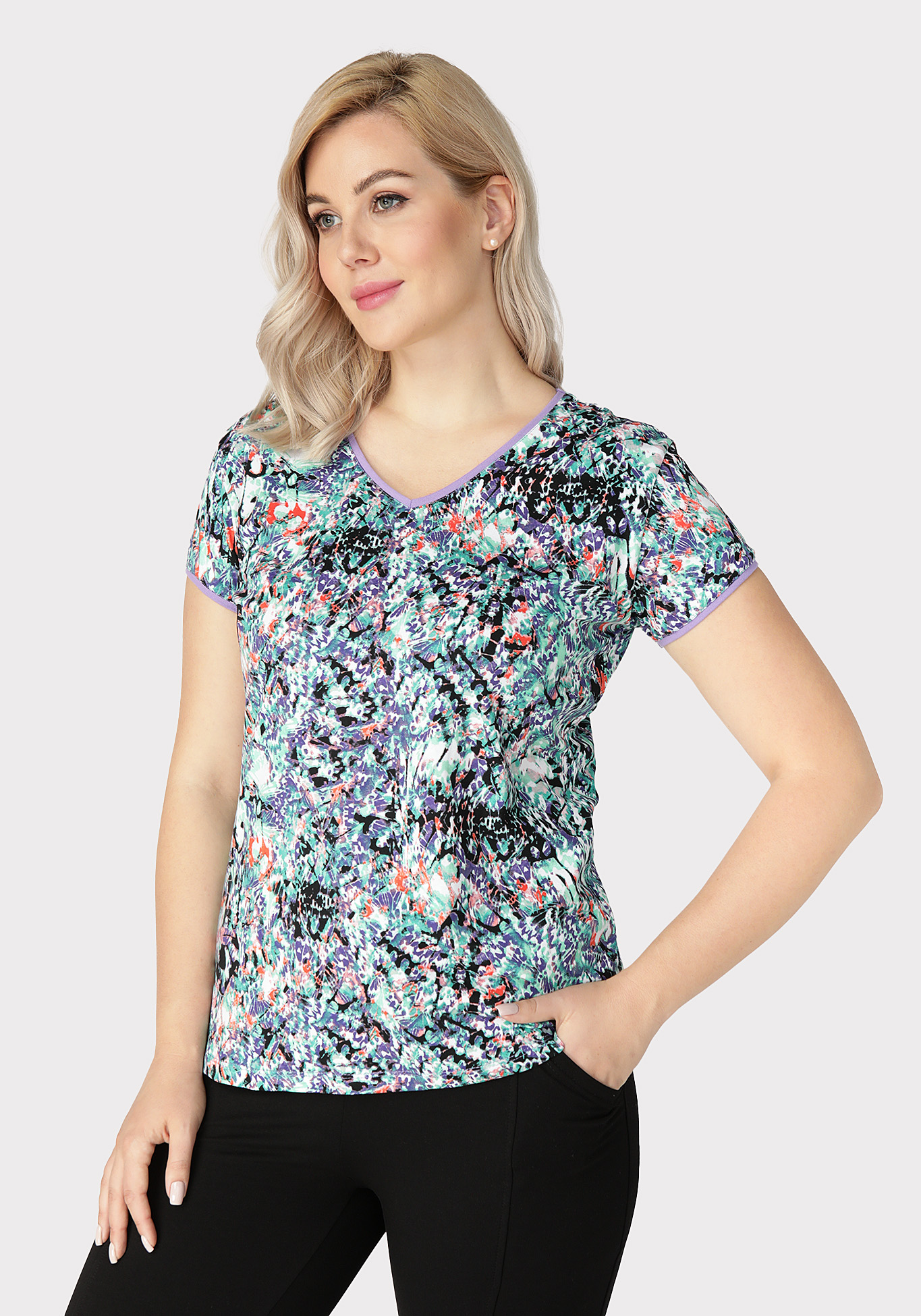 

Футболка женская «Амина», Мультиколор