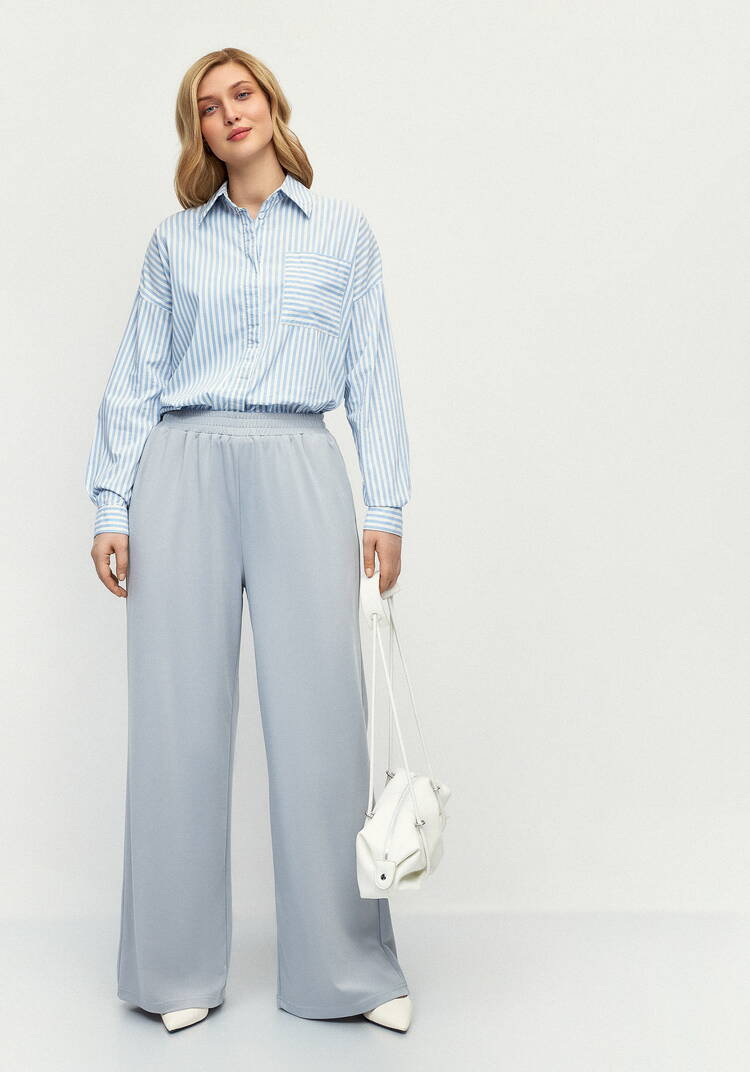 Брюки широкие трикотажные шир.  750, рис. 8