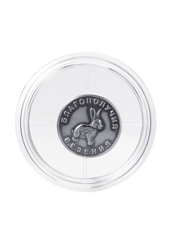 Серебряная монета Символ 2023 года шир.  580, рис. 2