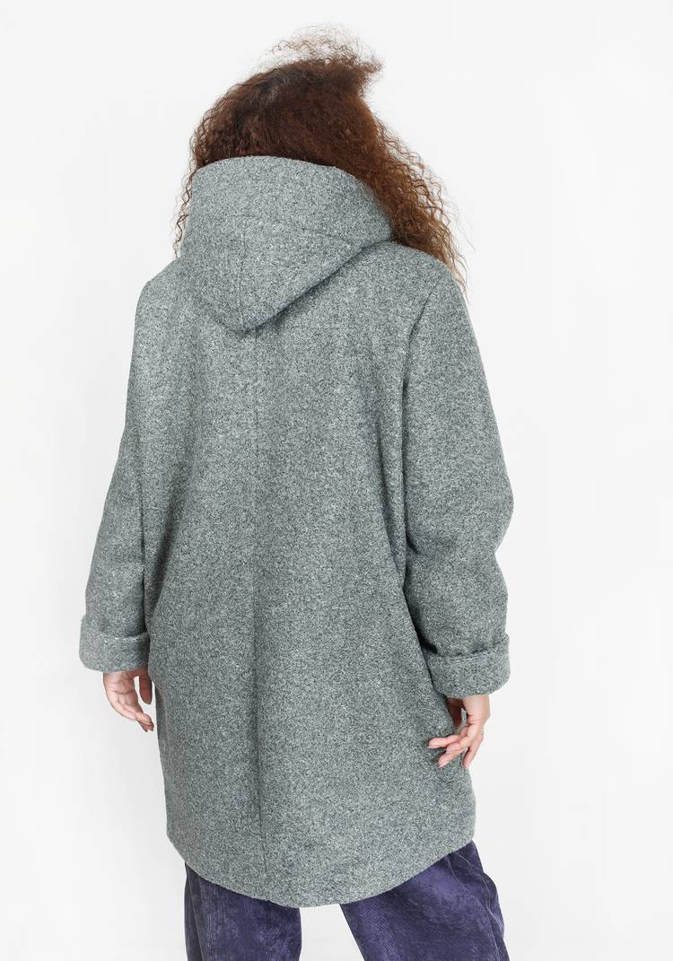 Пальто с карманами на пуговицах шир.  750, рис. 6