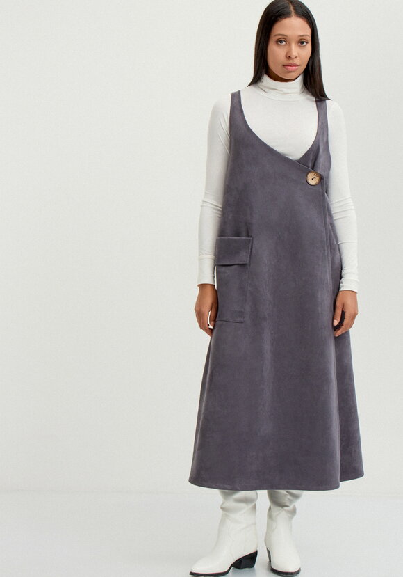 Сарафан с имитацией застёжки шир.  580, рис. 4