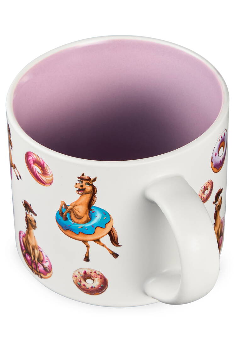 Кружка Пони в пончиках шир.  750, рис. 4