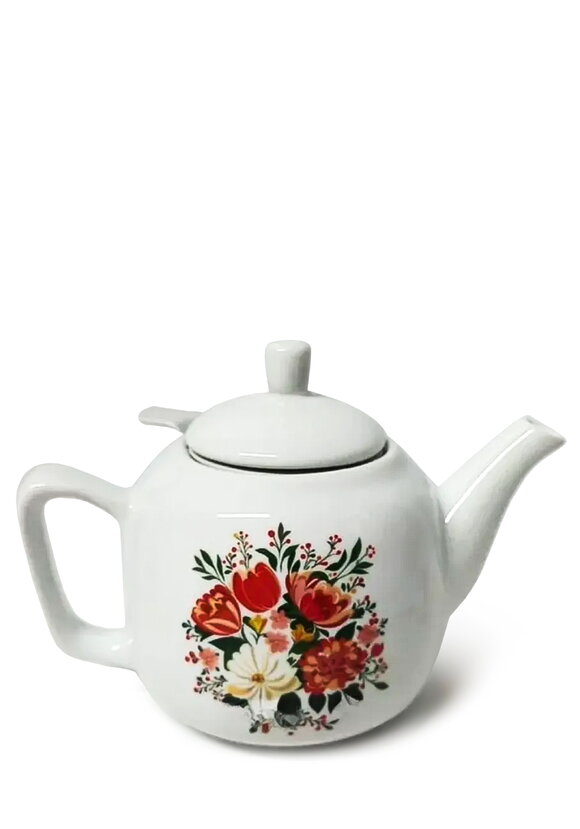 Электрический самовар Цветочный узор шир.  580, рис. 3