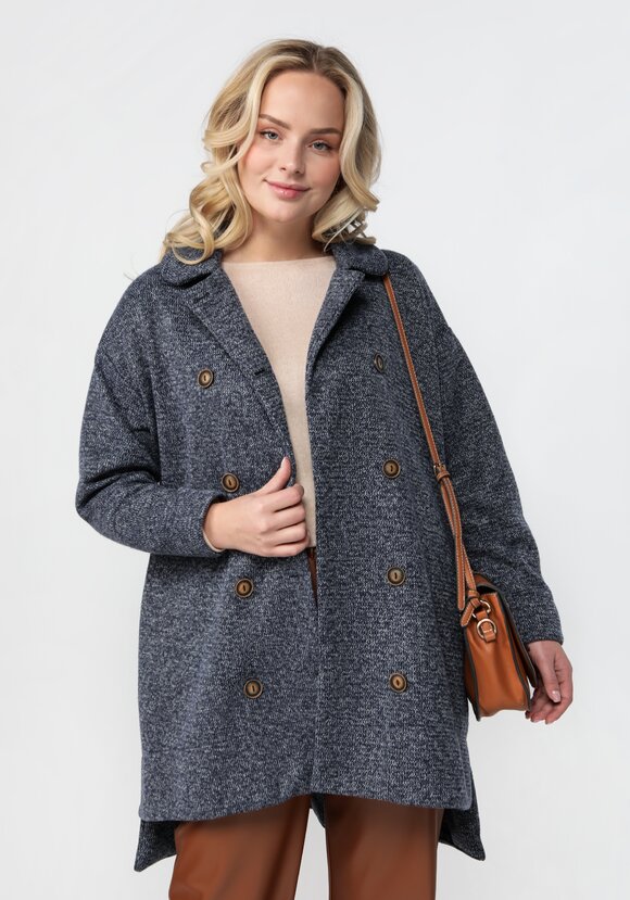 Полупальто свободного кроя шир.  580, рис. 11