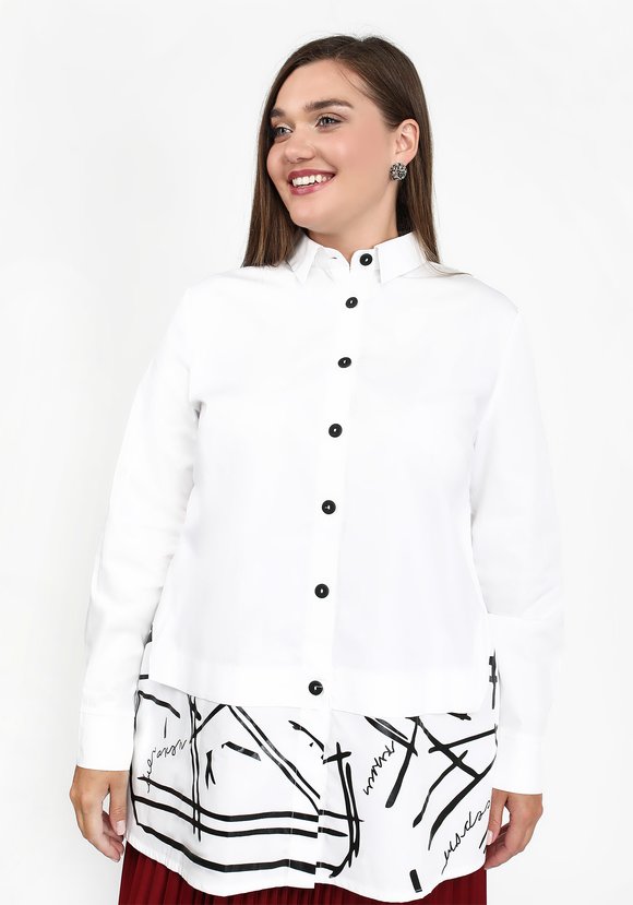 Блуза Радостное настроение шир.  580, рис. 2