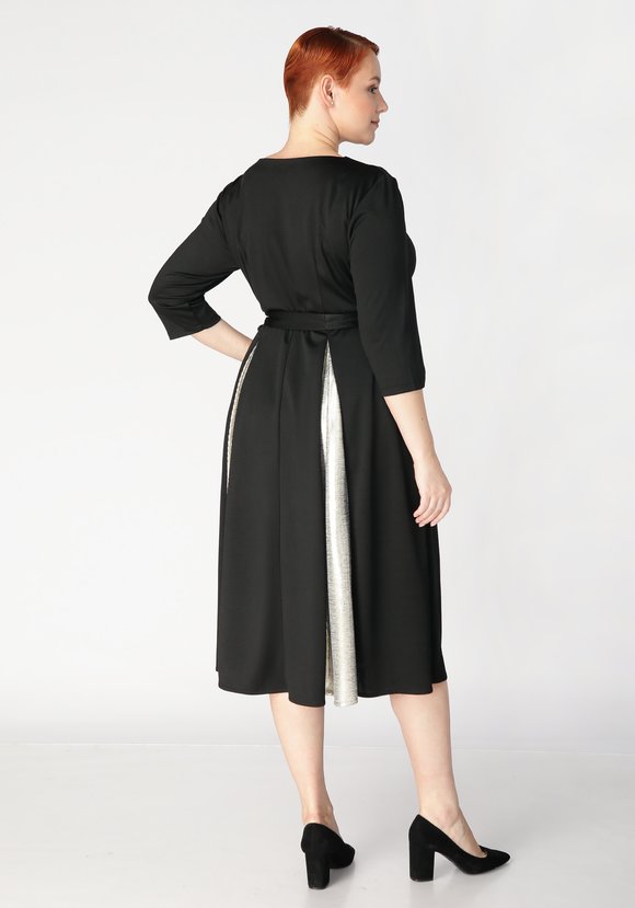 Платье с мерцающими складками шир.  580, рис. 9