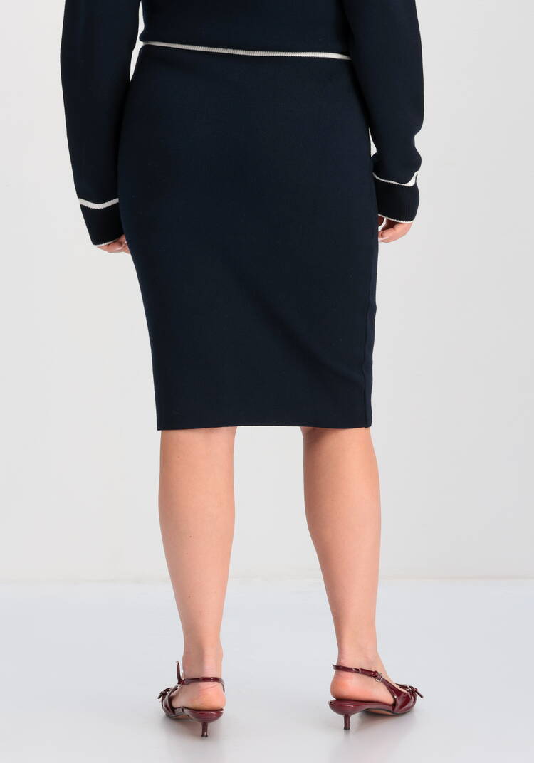 Костюм в стиле олд мани (пиджак и юбка) шир.  750, рис. 6