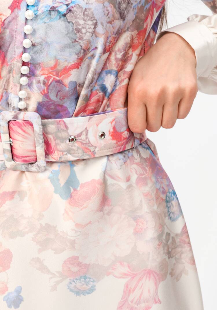 Платье с градиентным цветным рисунком шир.  750, рис. 6