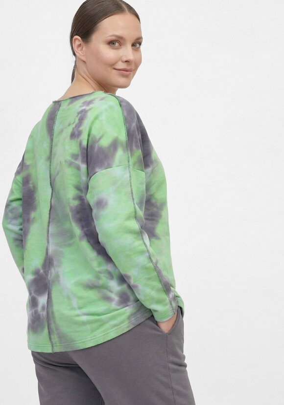 Лонгслив со спущенным плечом и оверлоком шир.  580, рис. 1