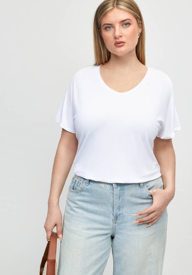 Футболка полуприлегающего силуэта шир.  750, рис. 1