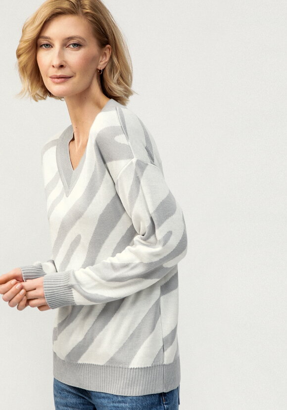 Джемпер с принтом зебра шир.  580, рис. 2