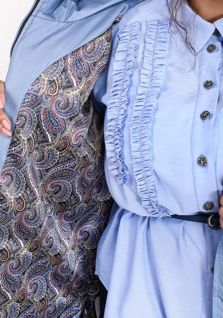 Куртка с капюшоном и накладными карманами шир.  750, рис. 12