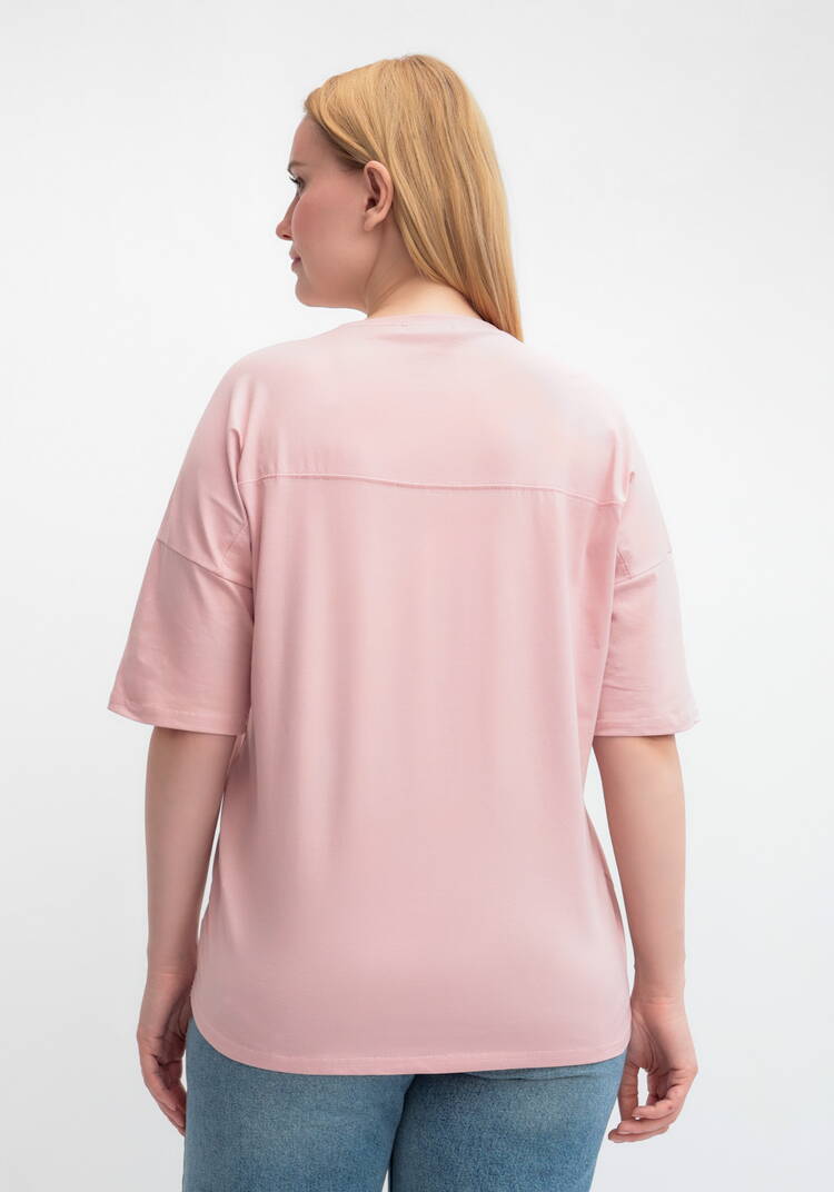 Футболка с принтом и рукавом 3/4 шир.  750, рис. 18