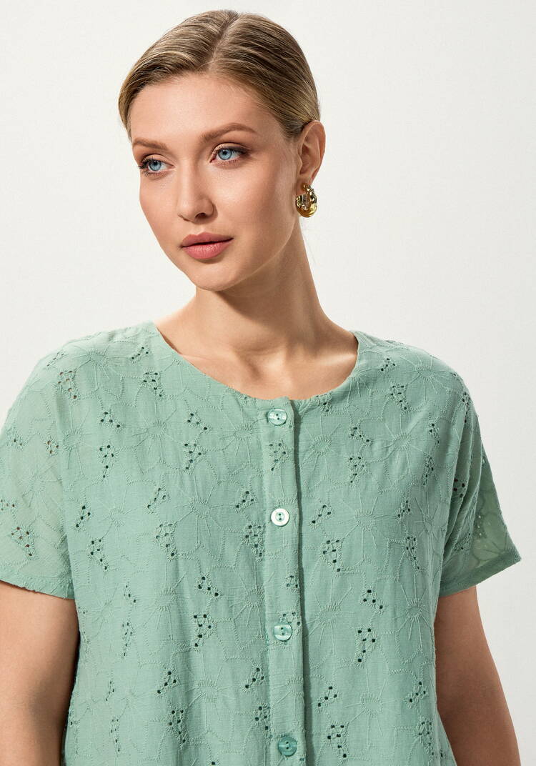 Платье ажурное с цельнокроеным рукавом шир.  750, рис. 30