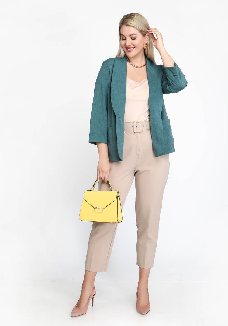 Жакет классический однобортный шир.  750, рис. 13