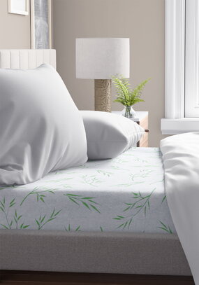 Простыня на резинке Флора