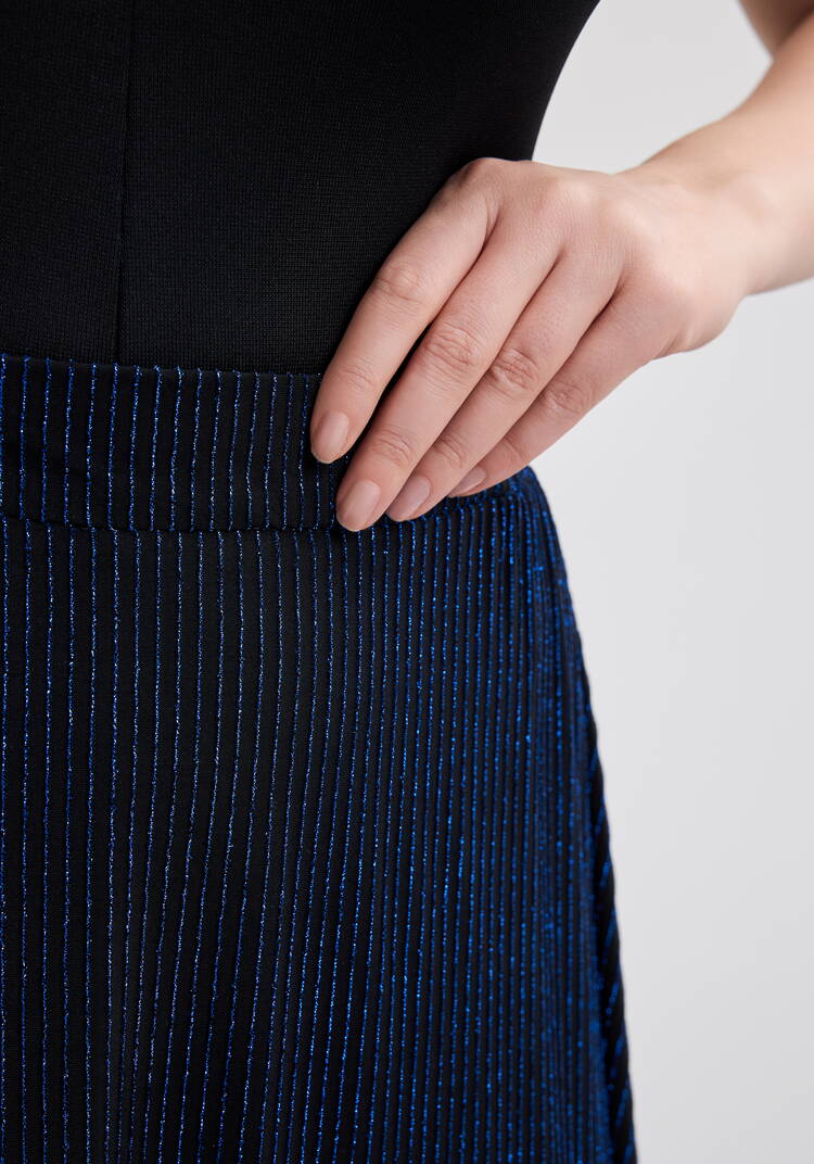 Юбка полусолнце с люрексом шир.  750, рис. 5