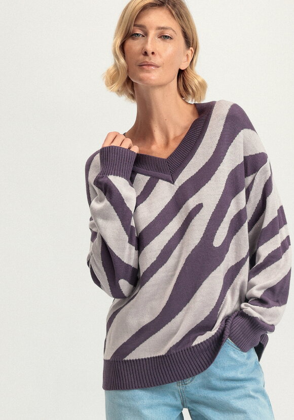 Джемпер с принтом зебра шир.  580, рис. 30