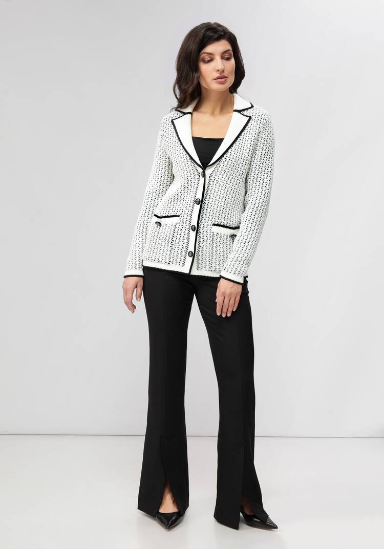 Пиджак с воротником и накладными карманами шир.  750, рис. 8