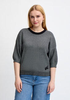 Джемпер с декором и рукавом 3/4