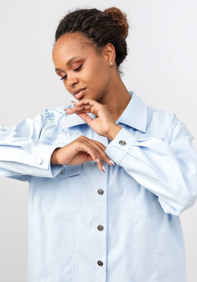 Жакет с вышивкой на кармане шир.  750, рис. 5