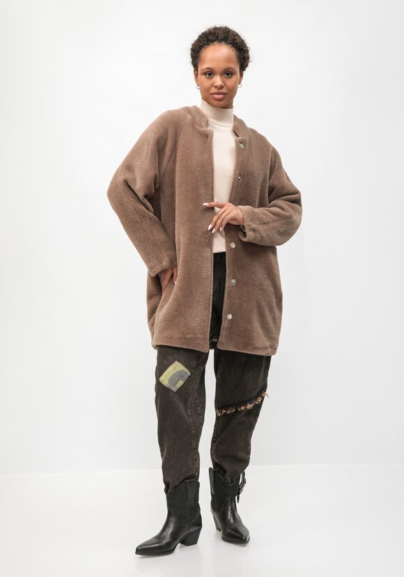 Полупальто с воротом стойка шир.  580, рис. 9