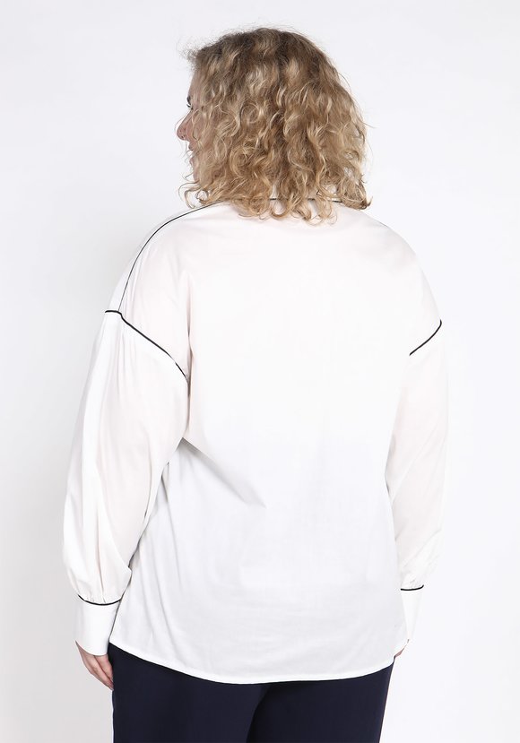 Блуза с отделкой кантом шир.  580, рис. 11