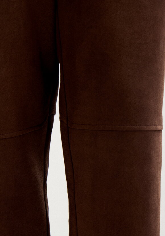 Брюки из замши прямые на резинке по поясу шир.  580, рис. 6