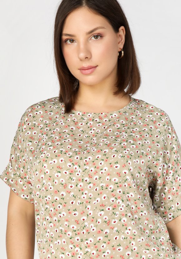 Блуза с цветочным принтом Оливия шир.  580, рис. 12