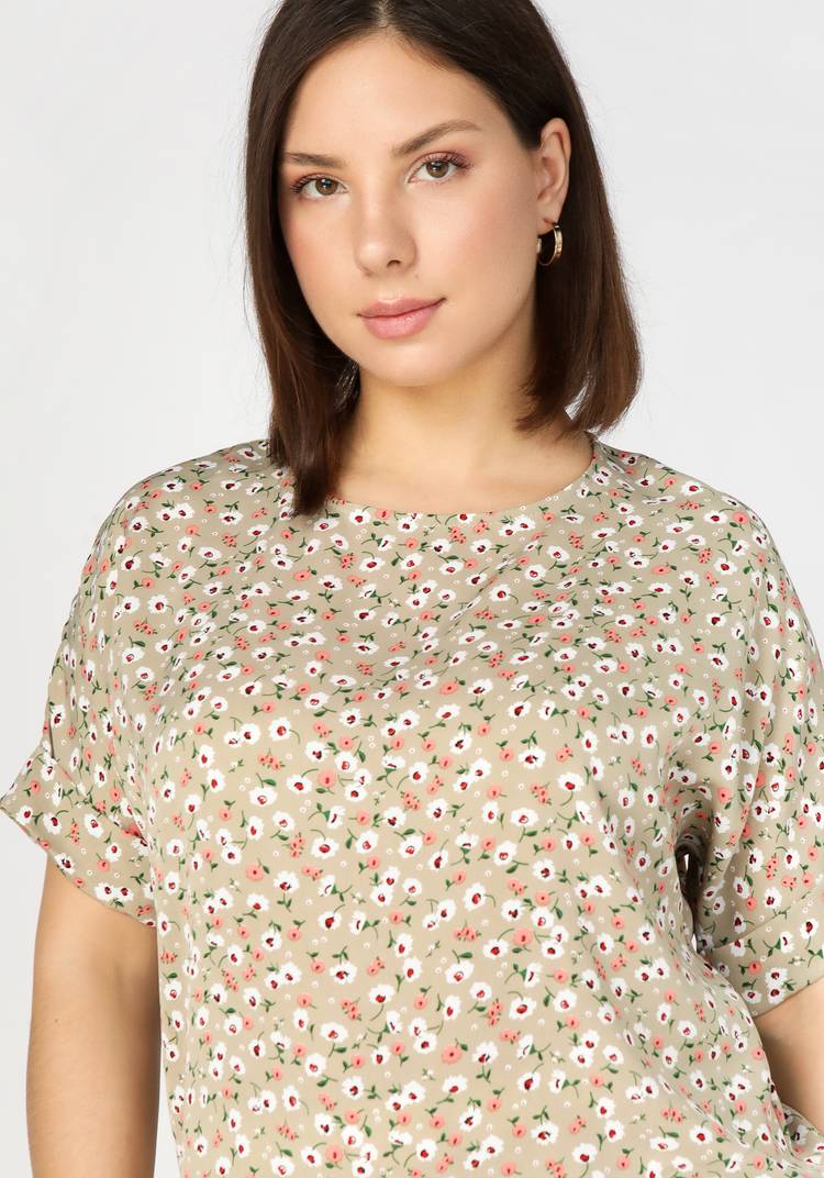 Блуза с цветочным принтом Оливия шир.  750, рис. 12