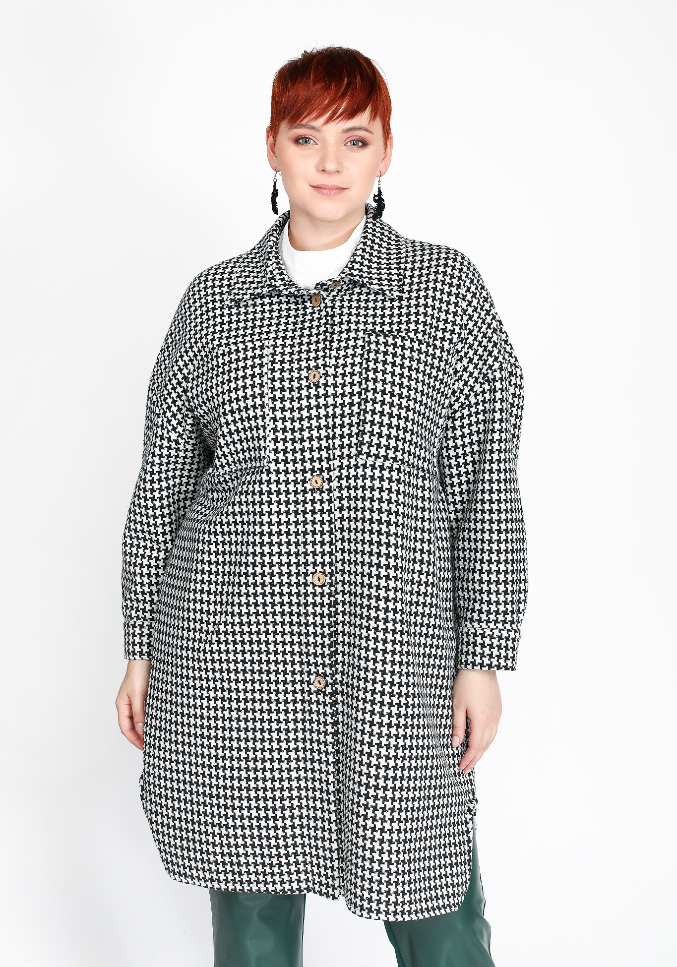 Пальто "Комфорт тепла" Binitra Bini, размер 52, цвет черный - фото 1