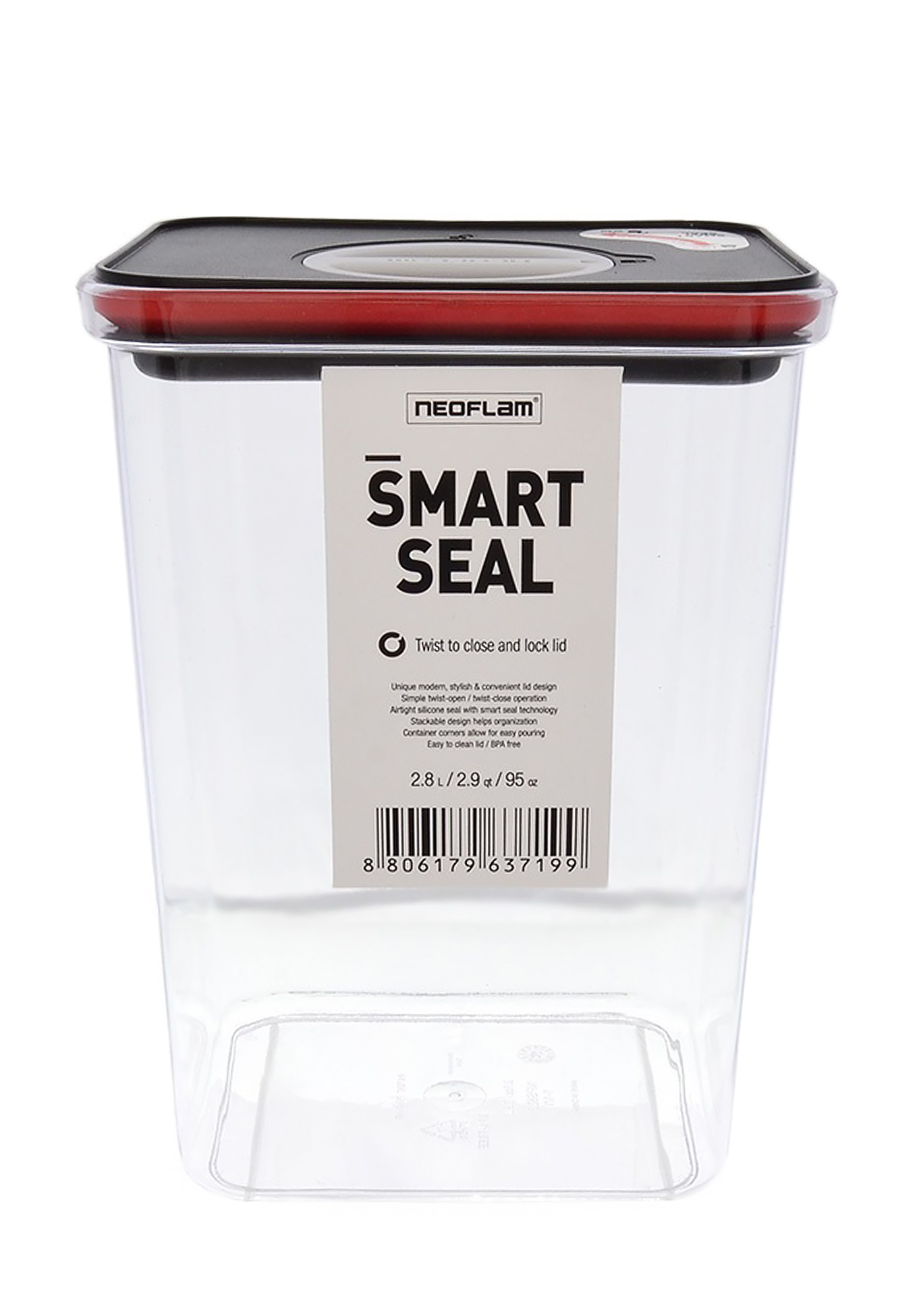 Герметичный контейнер с умным замком