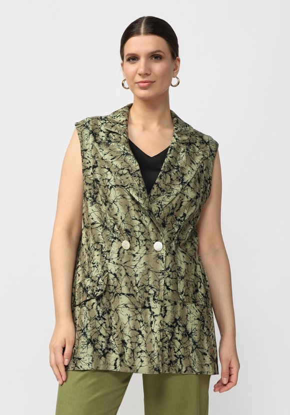 Жилет двубортный Полет шир.  580, рис. 15