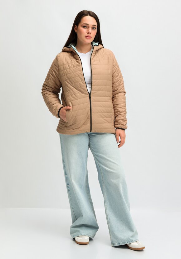 Куртка двухсторонняя с капюшоном на молнии шир.  580, рис. 12