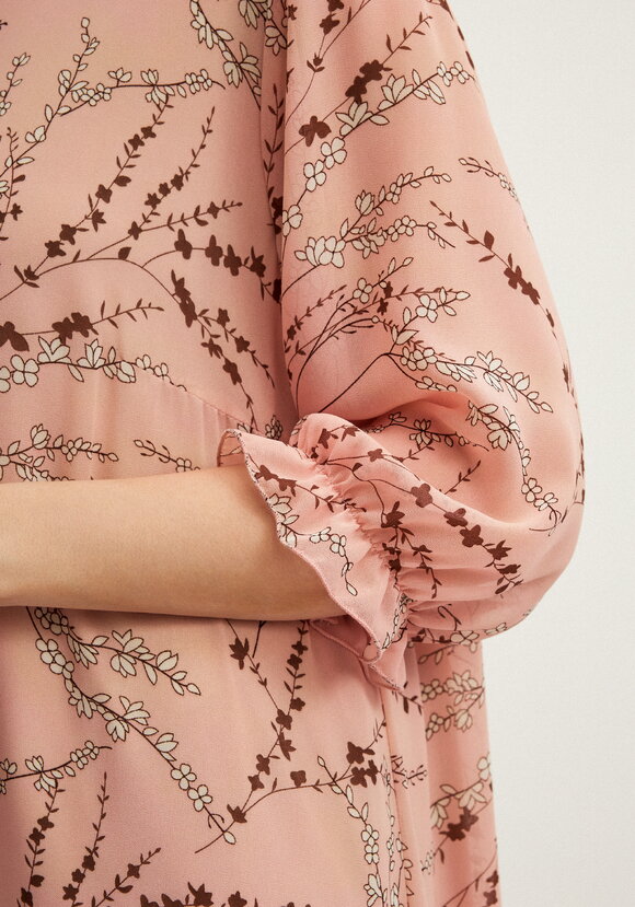 Платье с цветочным принтом шифоновое шир.  580, рис. 30