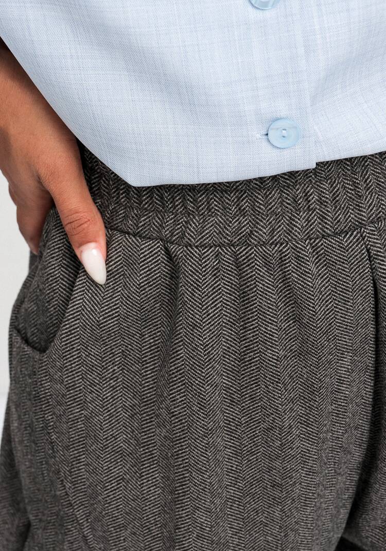 Брюки свободного кроя зауженные к низу шир.  750, рис. 5