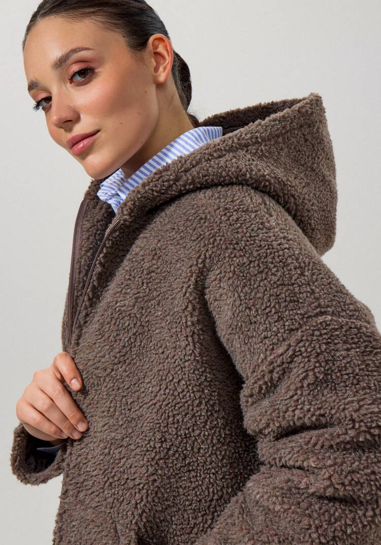 Толстовка тедди с капюшоном шир.  750, рис. 20