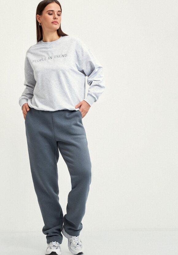 Брюки из футера с начёсом шир.  580, рис. 21