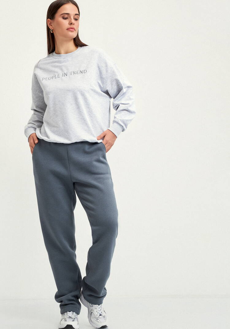 Брюки из футера с начёсом шир.  750, рис. 21