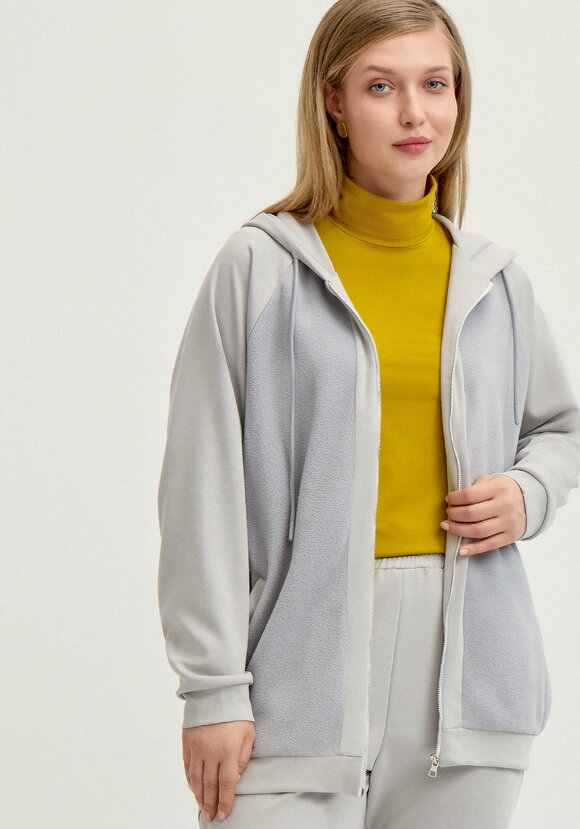 Олимпийка на молнии с капюшоном шир.  580, рис. 8