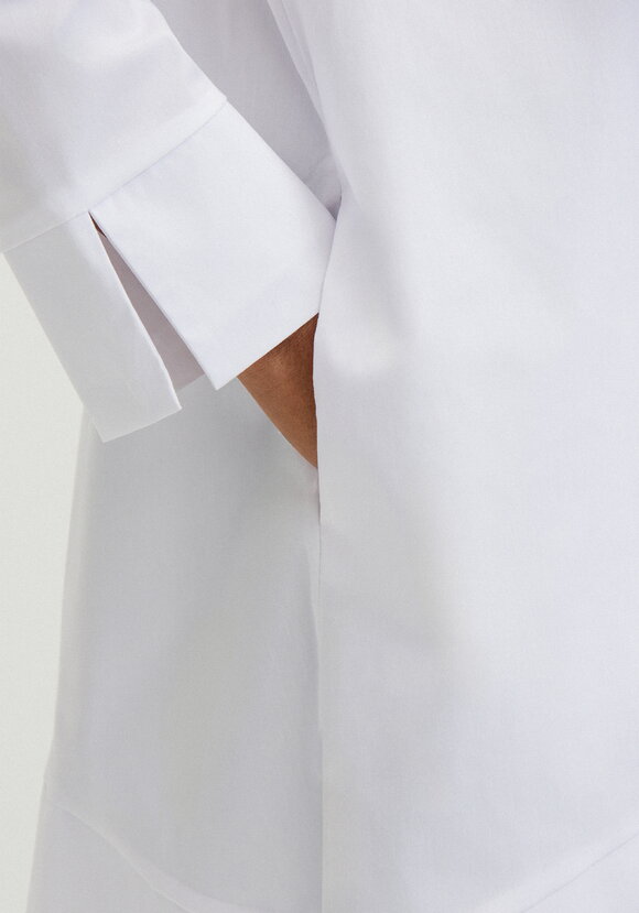 Рубашка с отложным воротом стойкой шир.  580, рис. 24