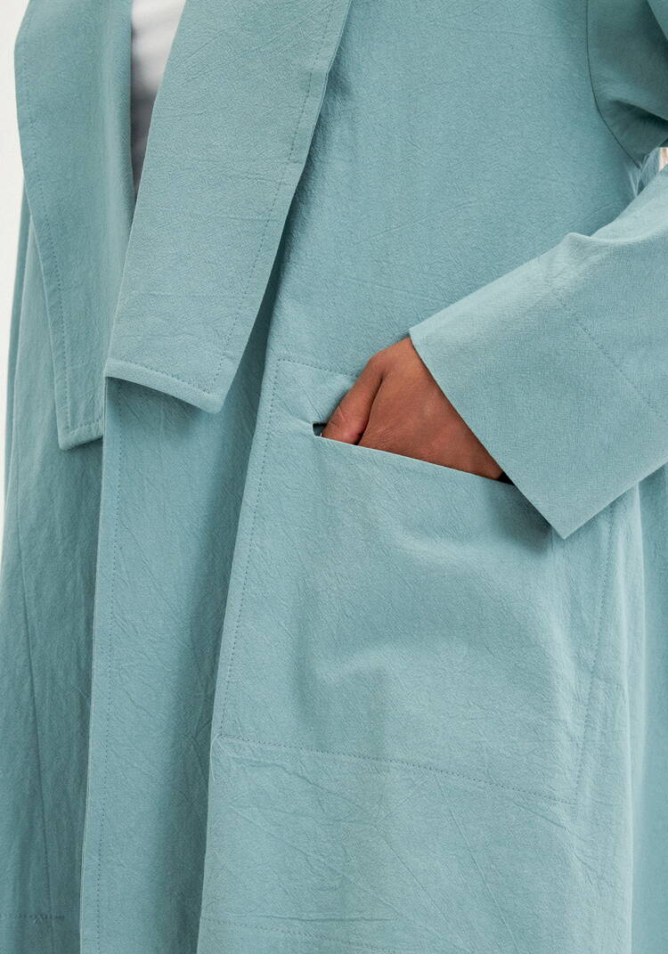 Кардиган свободный с оригинальным воротом шир.  750, рис. 23