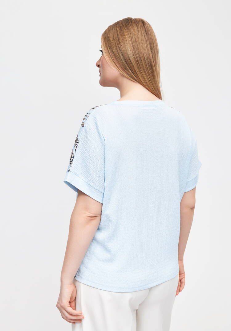 Блуза Стремительный взгляд шир.  750, рис. 8