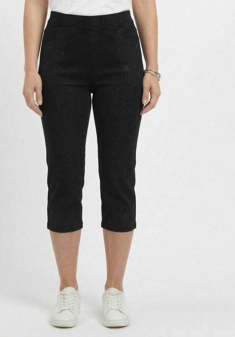 Брюки 7/8 со стразами шир.  750, рис. 4