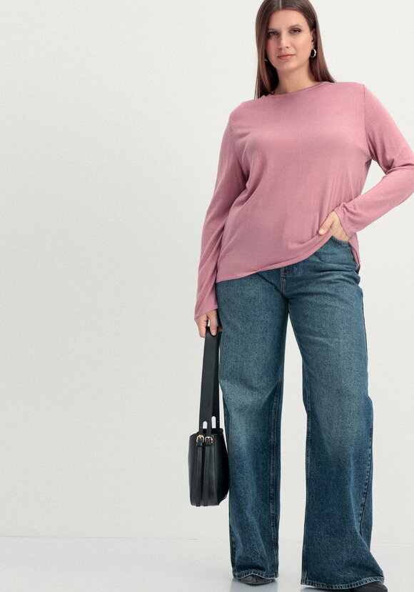 Джемпер базовый удлиненный шир.  580, рис. 45