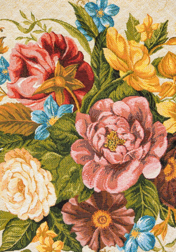 Наволочка Цветочный гобелен шир.  580, рис. 11