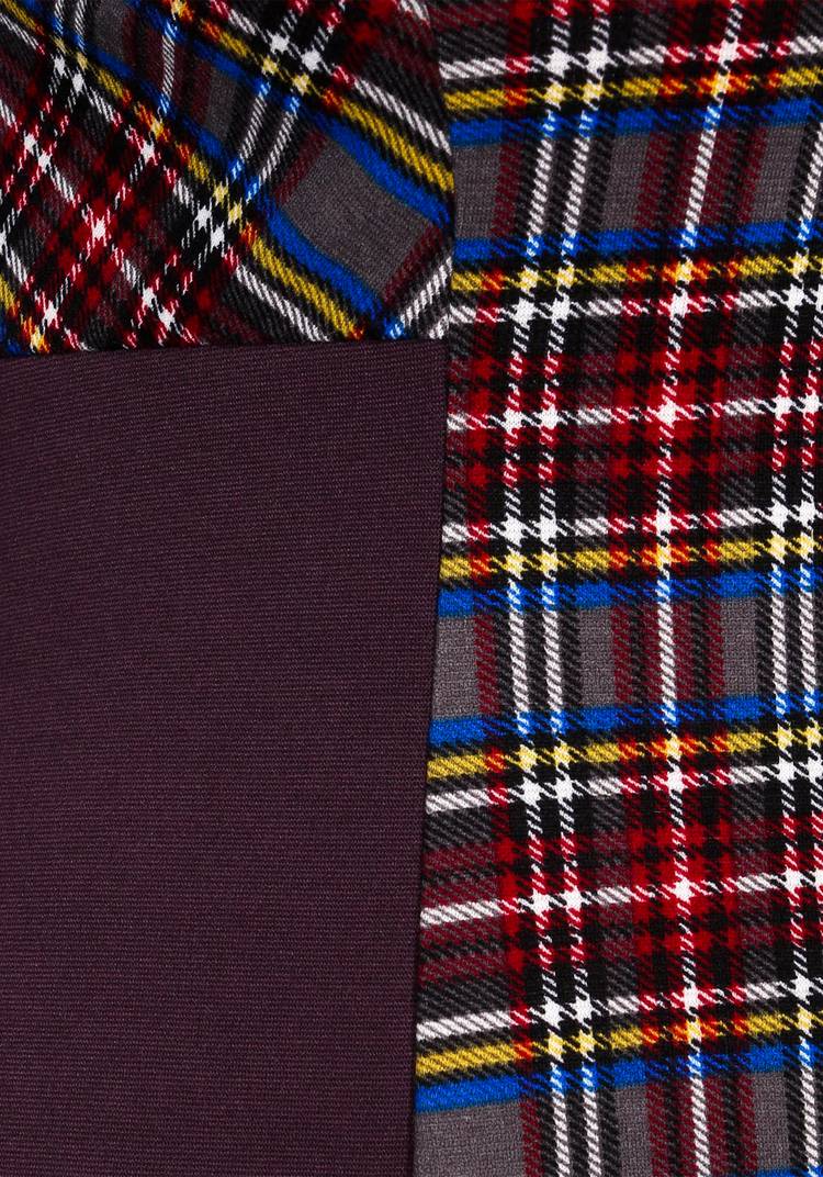 Платье с комбинированным принтом длины миди шир.  750, рис. 11